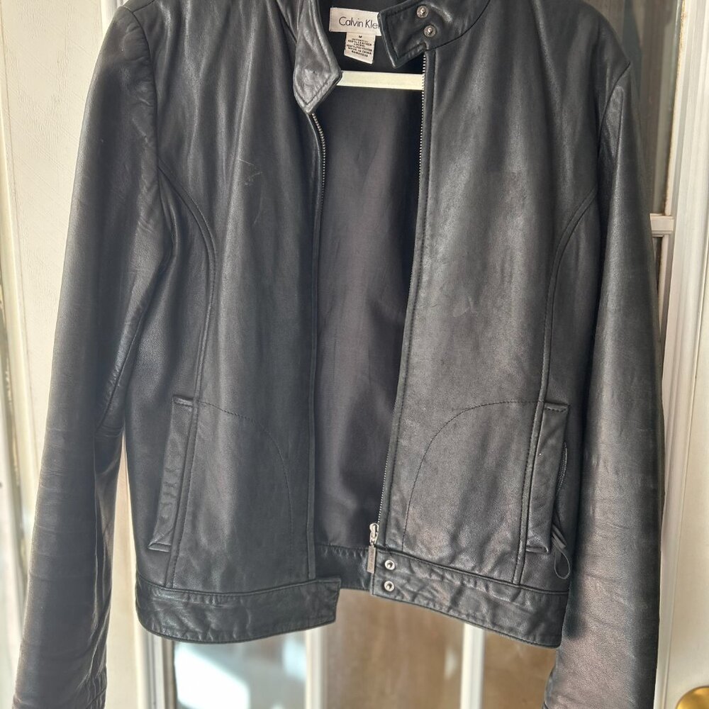 Vintage Calvin Klein Leather jacket